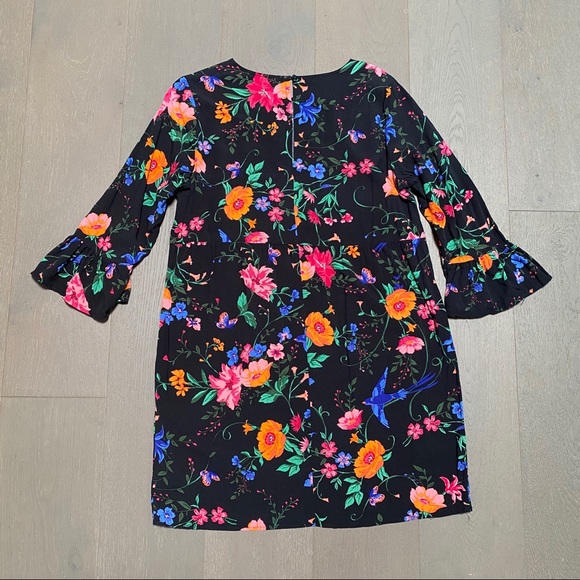 Old Navy Black Floral Shift Dress - Picture 6 of 9